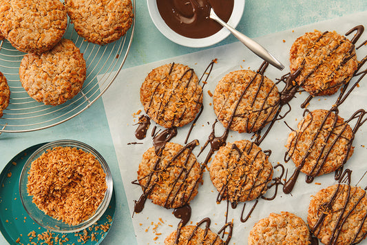 Toasted Coconut & Dark Chocolate Cookies